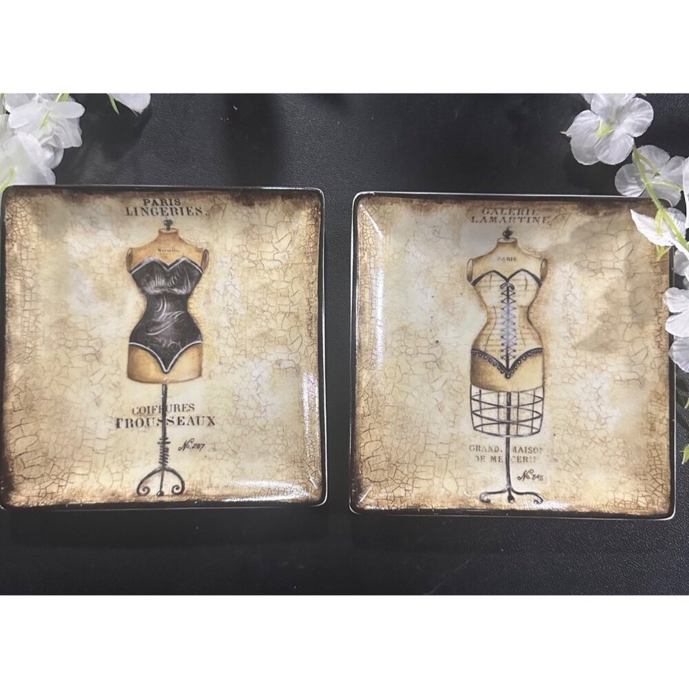 Set 2 Kimberly Poloson  Dress Forms Paris Lingerie Coiffures Trousseaux Burlesqu